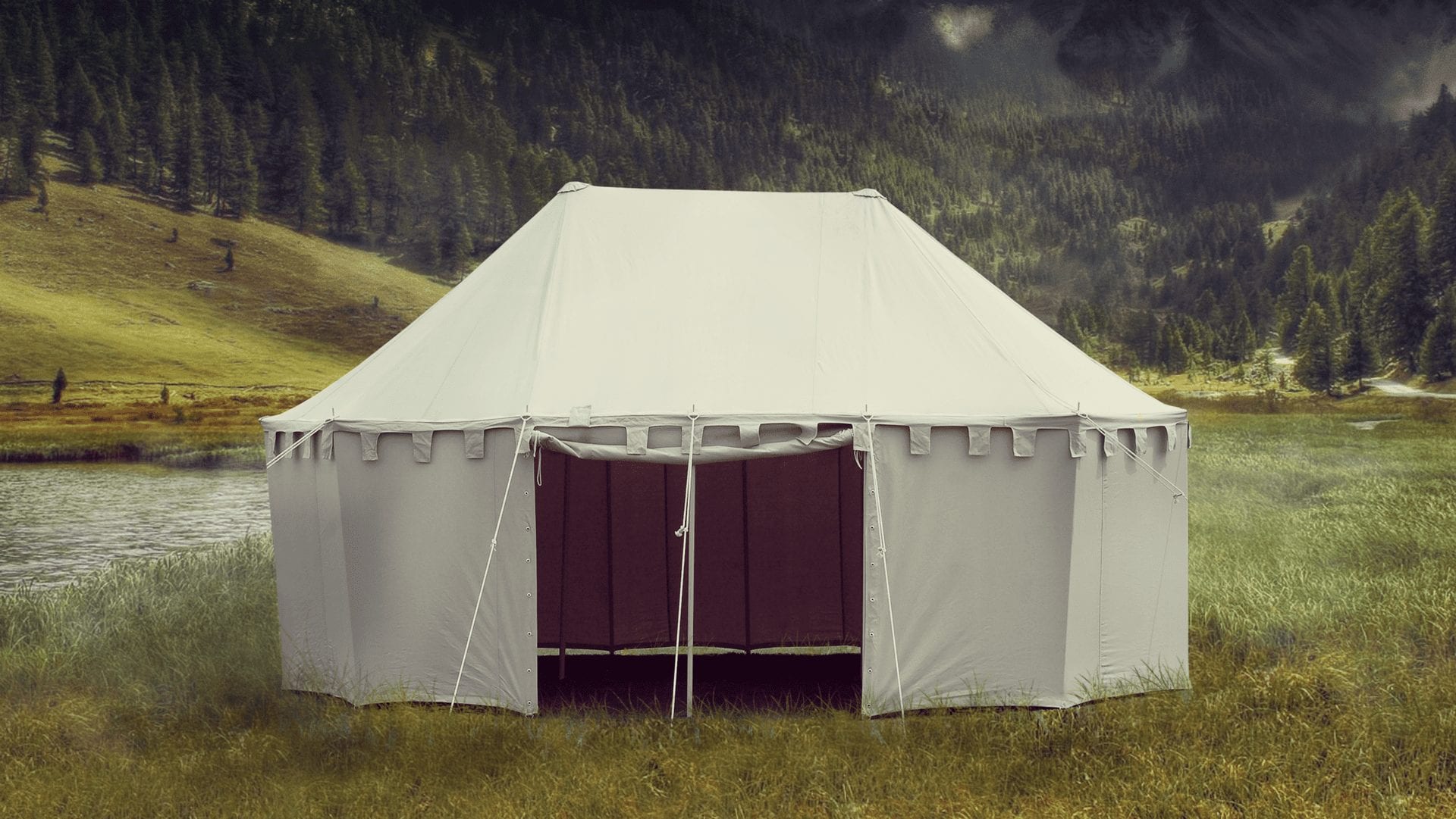medieval tent